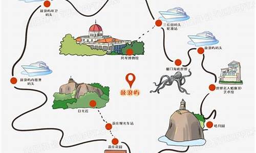 经典旅游路线图手绘_经典旅游路线图手绘图