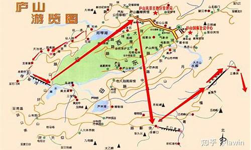 庐山二日游路线规划图_庐山二日游路线规划