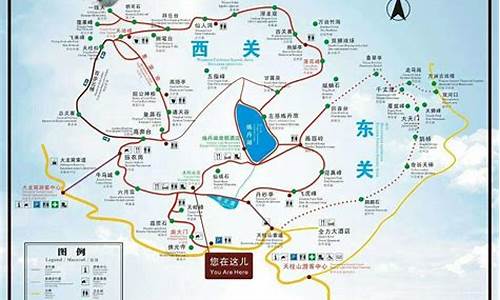 南京天柱山旅游路线_南京天柱山旅游路线图